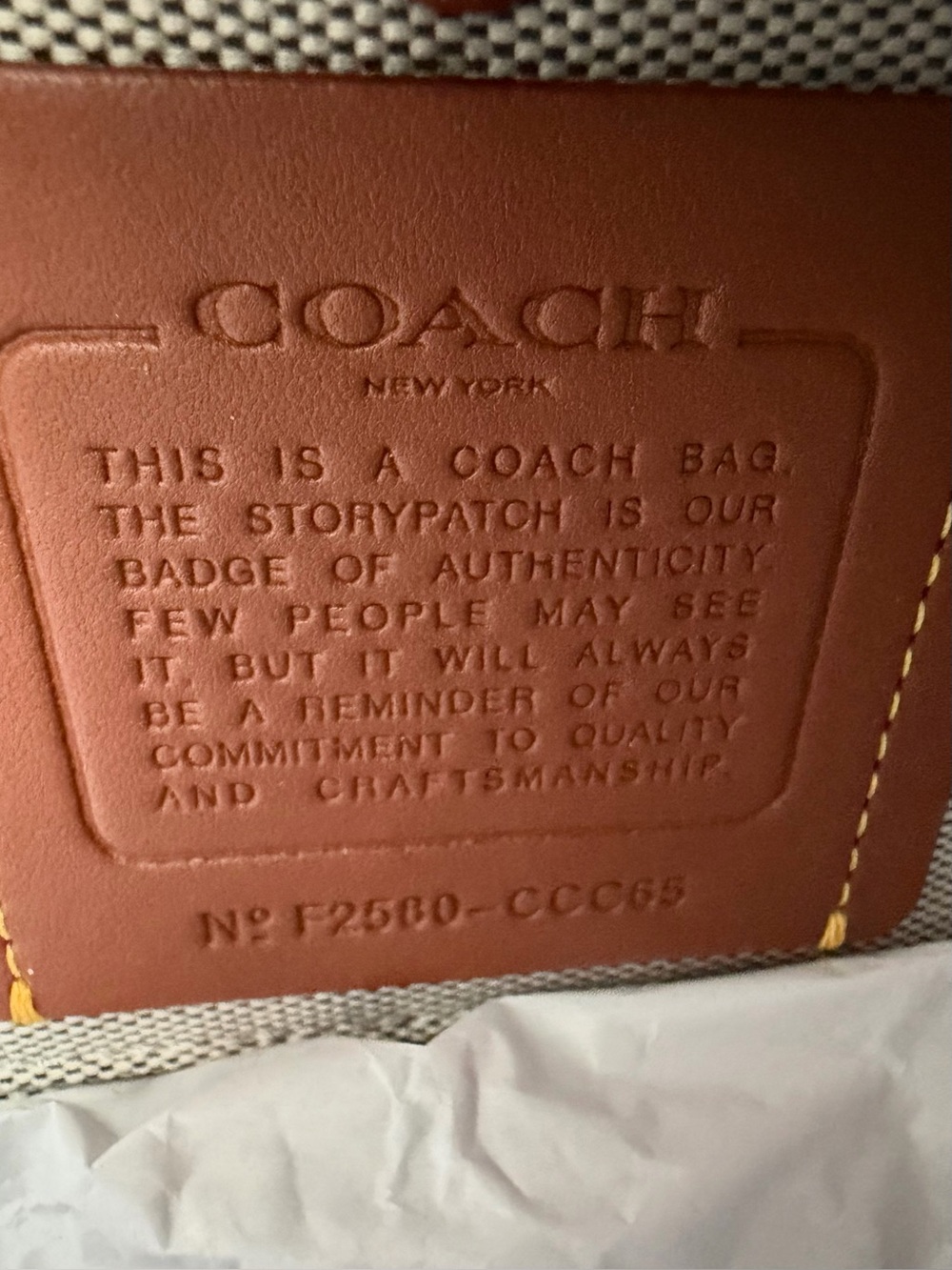 Coach Waverly in black Loved Leather NWT - Picture 8 of 9